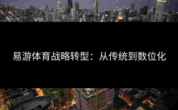 易游体育战略转型：从传统到数位化